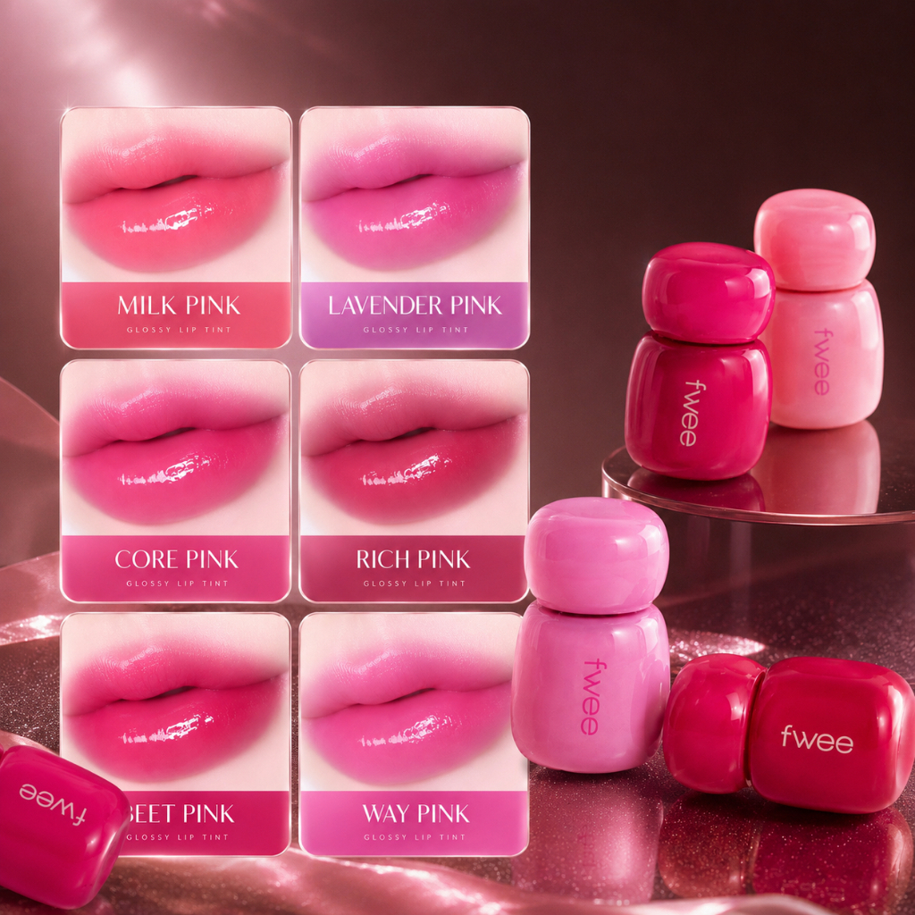 Fwee Pink Obsession Stay-Fit Glow Lip Tint 3.8g , ลิปทิ้นเกาหลี