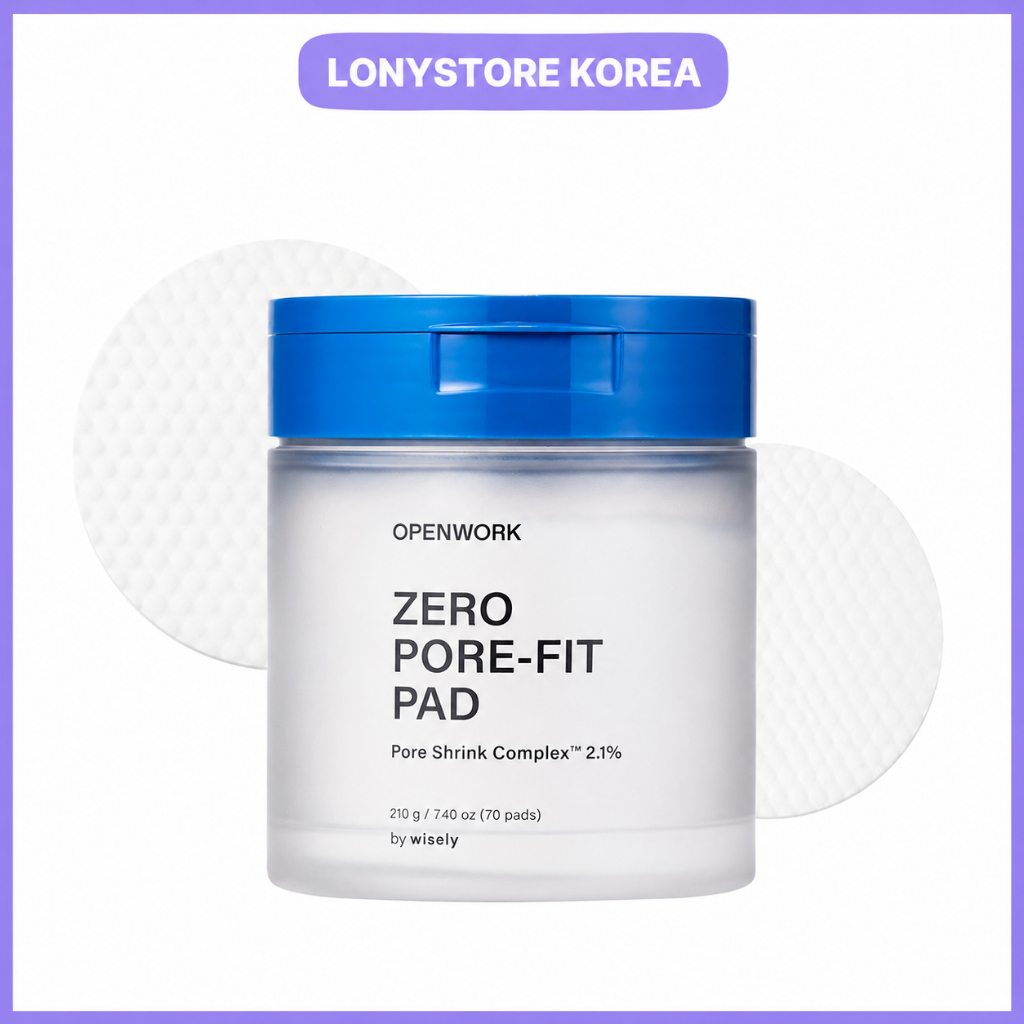 [wisely] Zero Pore-Fit Pad, 210g, 70 แผ่น / Korean Pore Minimizer / Zero Pore-Fit Pad / ของแท้ 100% 