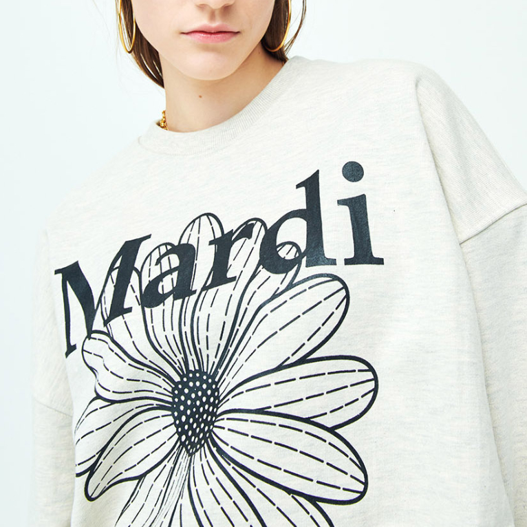 [จากเกาหลี] MARDI MERCREDI Sweatshirt Flower