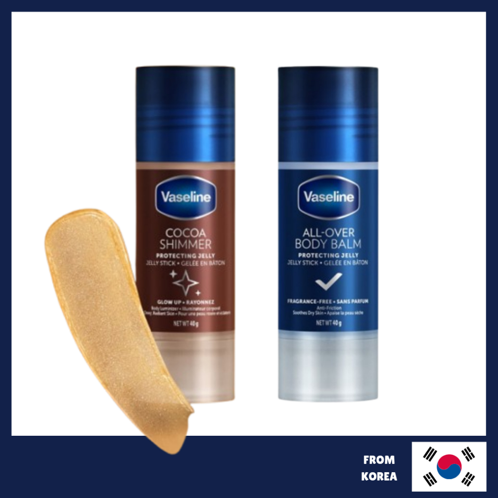 VASELINE [VASSELINE] Body Balm Jelly Stick / Original & Cocoa Shimmer / 15g & 40g / มอยเจอร์ไรเซอร์บ
