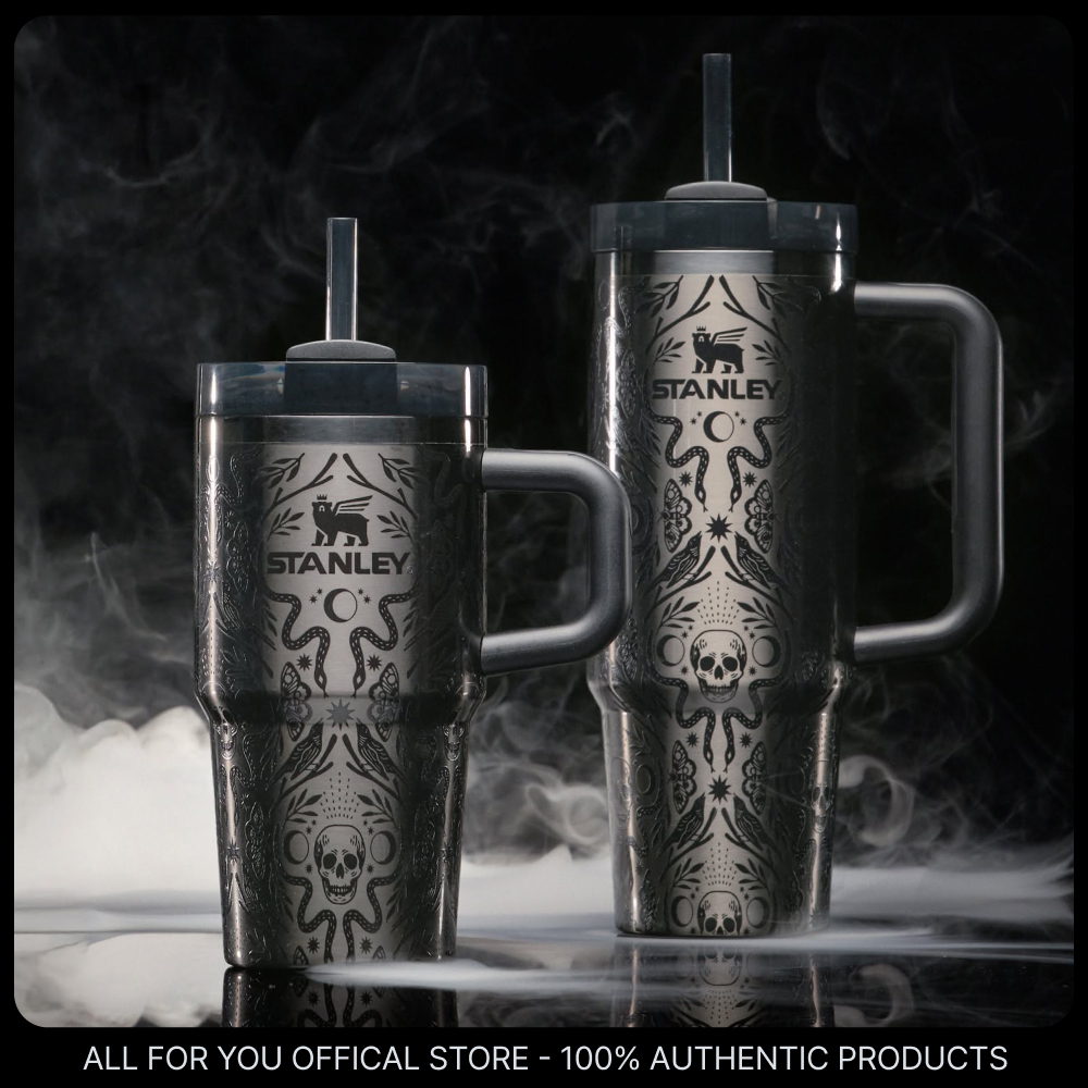 [STANLEY 1913 X BLACK DAMASK] Quencher H2.0 FlowState Tumbler, 591ml / 887ml