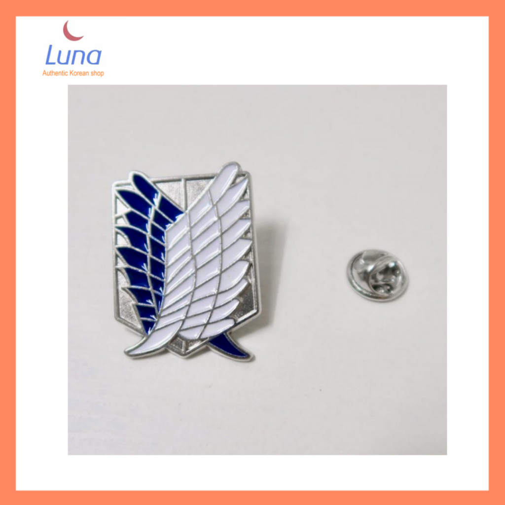 Attack on Titan Surveing Corps Wings of Freedom พวงกุญแจสร้อยคอจี้พวงกุญแจ AOT