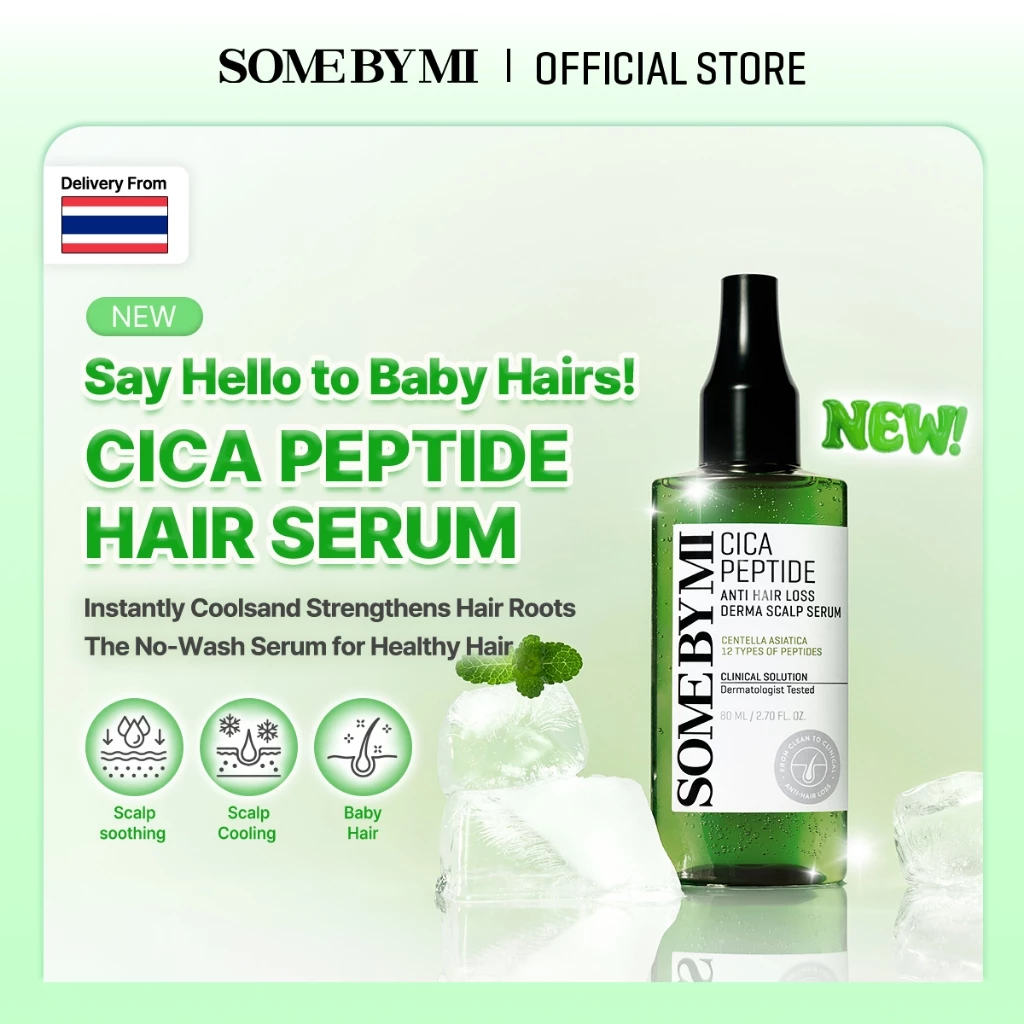TH_SOME BY MI Cica Peptide Anti-Hair Loss Derma Scalp Serum 80ml