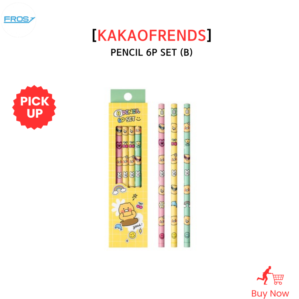 [KAKAO FRIENDS] PENCIL 6P SET (B)