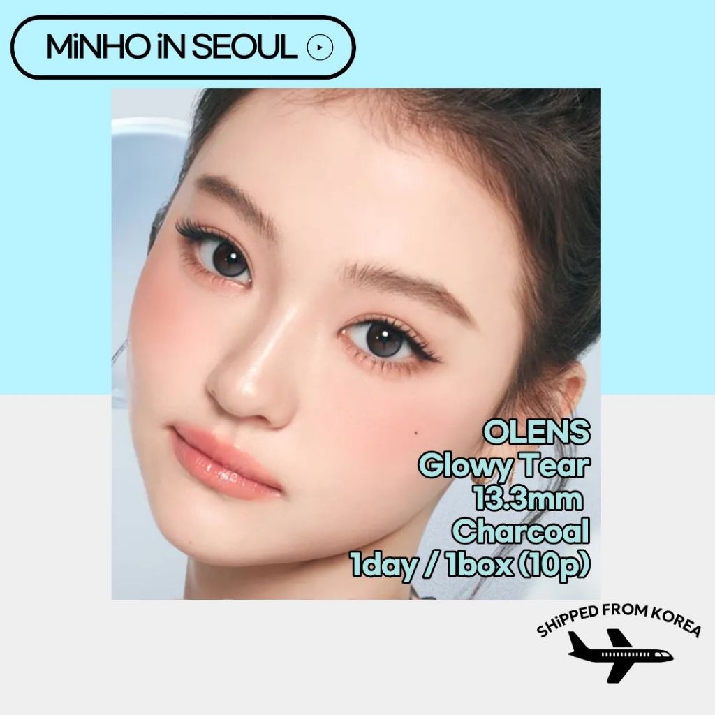 OLENS Glowy Tear 1day - Charcoal 13.3mm