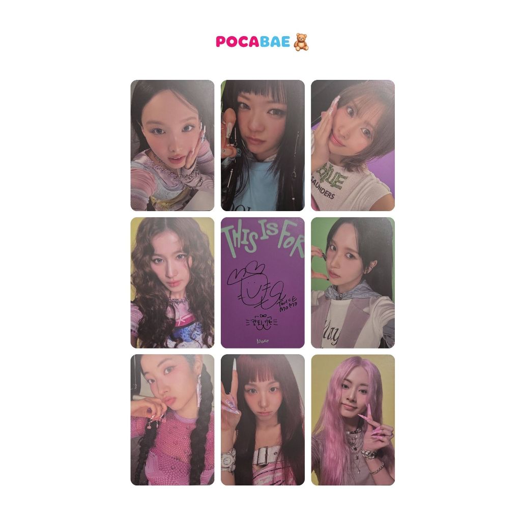 TWICE This Is For Digipack Version Photocard (ต่อชิ้น)