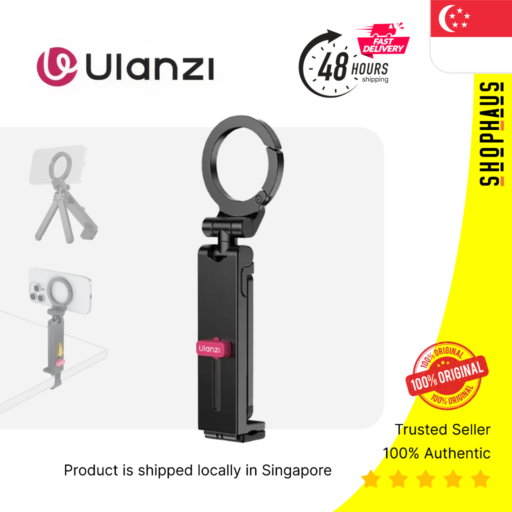 ( SG) Ulanzi แคลมป์ขาตั้งกล้องโทรศัพท์ MagSafe แบบพับได้ MA88 - 2026 (ที่ยึดแม่เหล็ก, ขาตั้งกล้องขนา