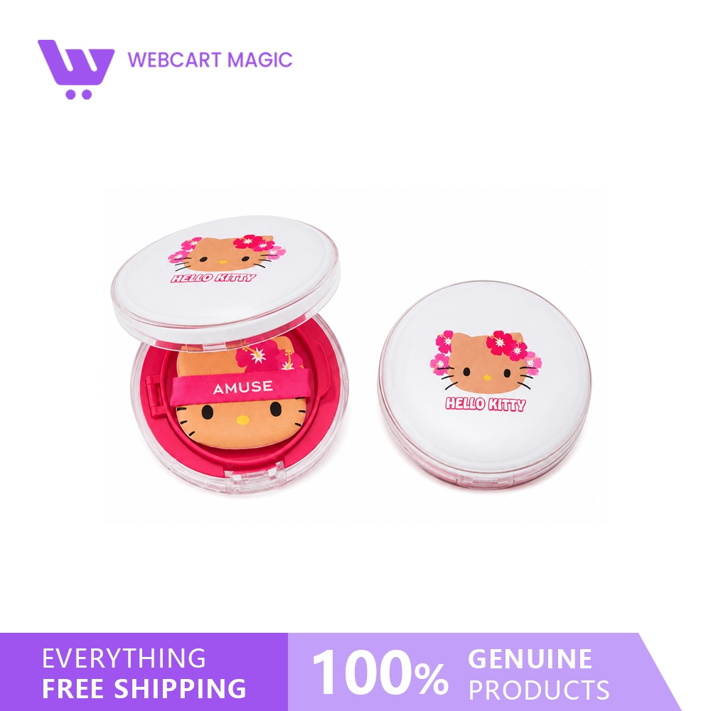 AMUSE x HELLO KITTY Ceramic Skin Perfector Cushion /Dew Power Vegan Cushion SPF50+