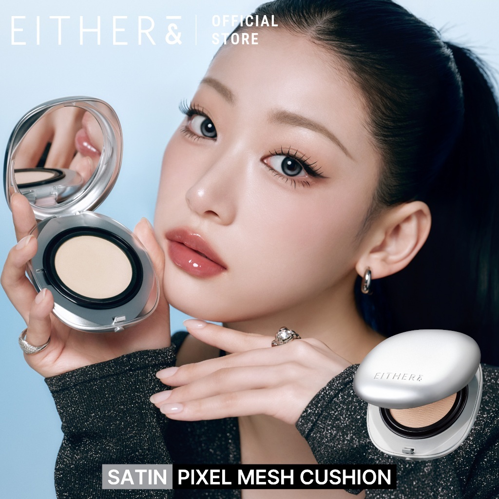 EITHER& Satin Pixel Mesh Cushion SPF50+ PA++++ 15g