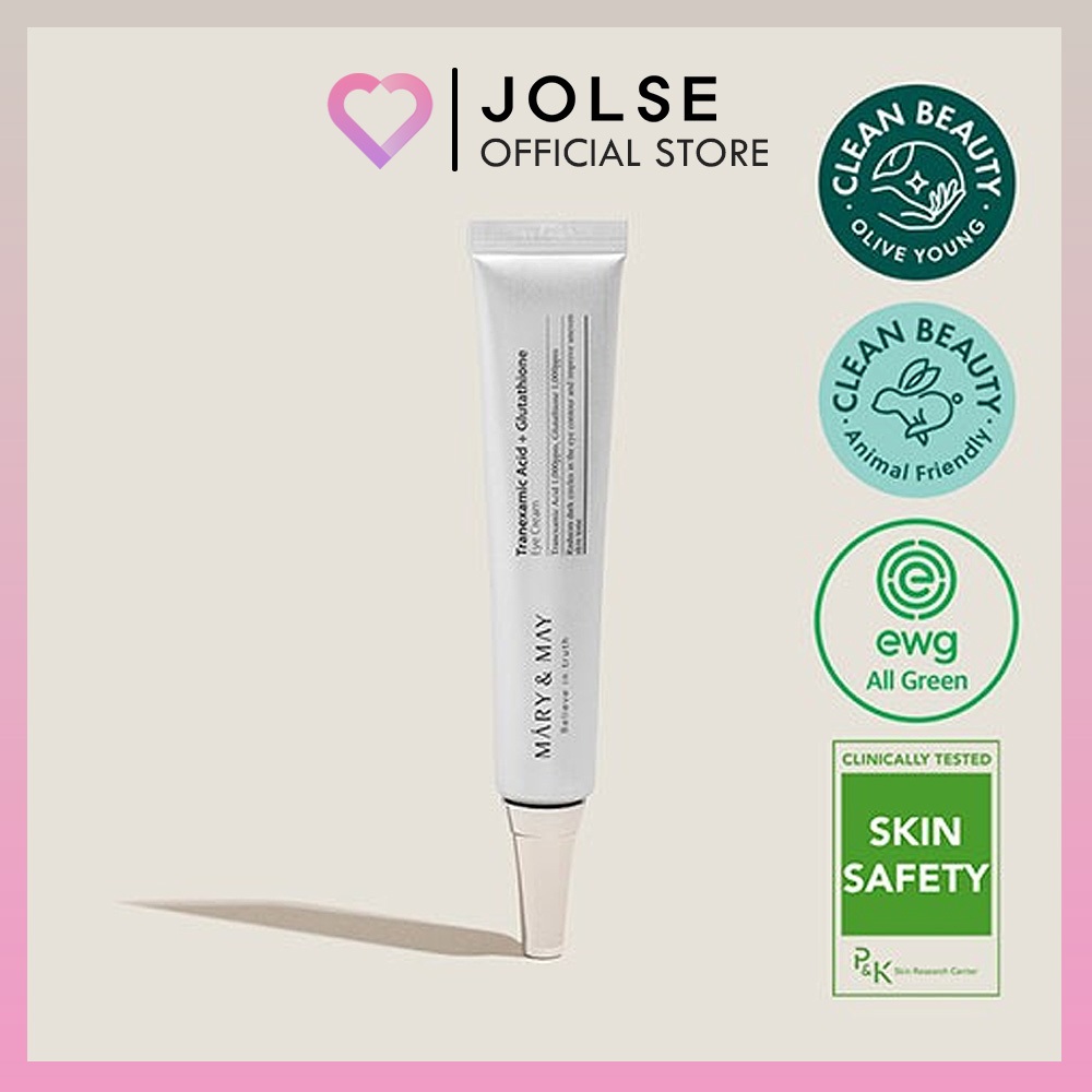 Mary&May Tranexamic Acid+ครีมบํารุงรอบดวงตากลูต้า 30ml