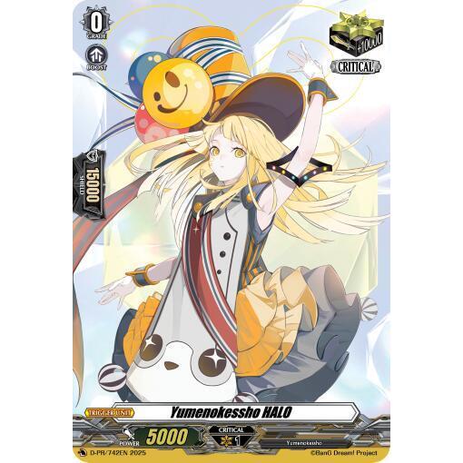 การ์ดแวนการ์ดภาษาอังกฤษ Yumenokessho HALO - D-PR/742EN /Snowskip, Palvi - D-PR/374EN - PR - การ์ด D