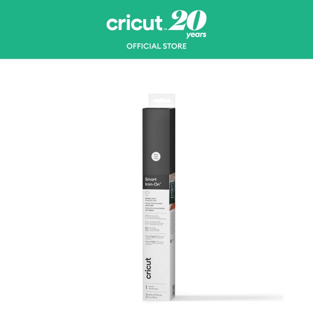 Cricut Smart Iron-On (3 ฟุต) - สีดํา