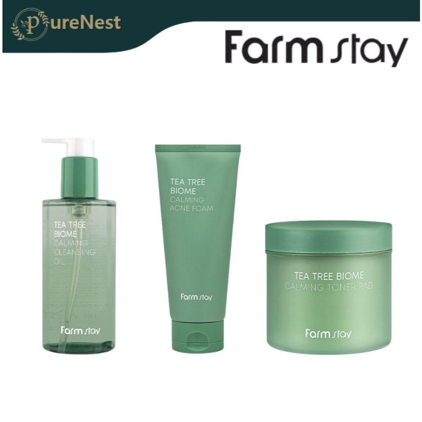 [อยู่ฟาร์ม] Tea Tree Biome Calming Line – คลีนซิ่ง แอนด์ ซูทติ้ง แคร์
