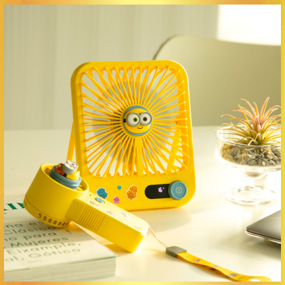 [MINIONS] Portable Fan Collection – Handy Fan & Desk Fan
