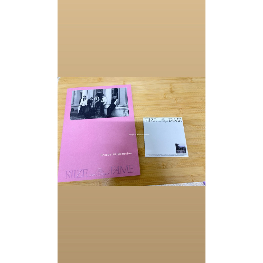 Riize Fame album บั้มเปล่า ไม่มีการ์ด