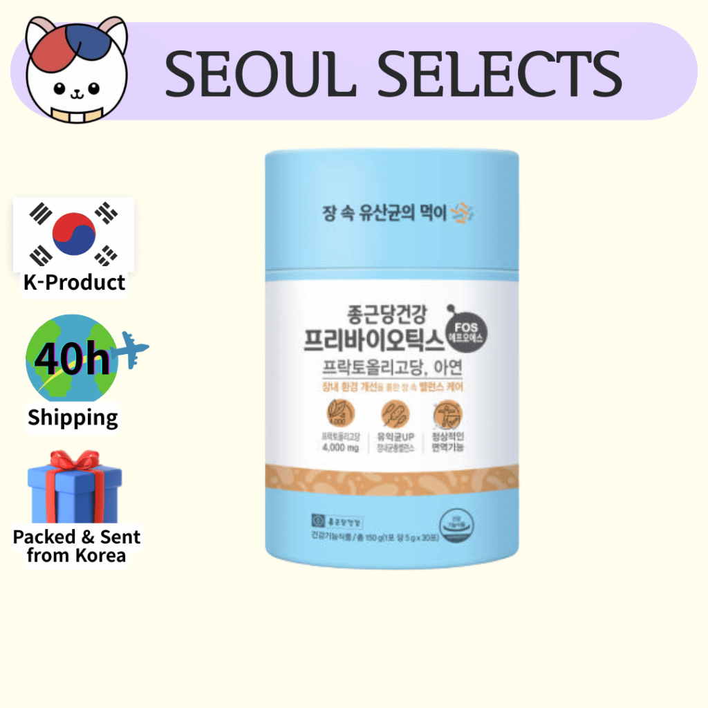 [CHONGKUNDANG] Lacto-Fit FOS Prebiotics Powder 5g  30 แท่ง | Daily Gut Health · Fiber & Probiotic Support · Made in Korea