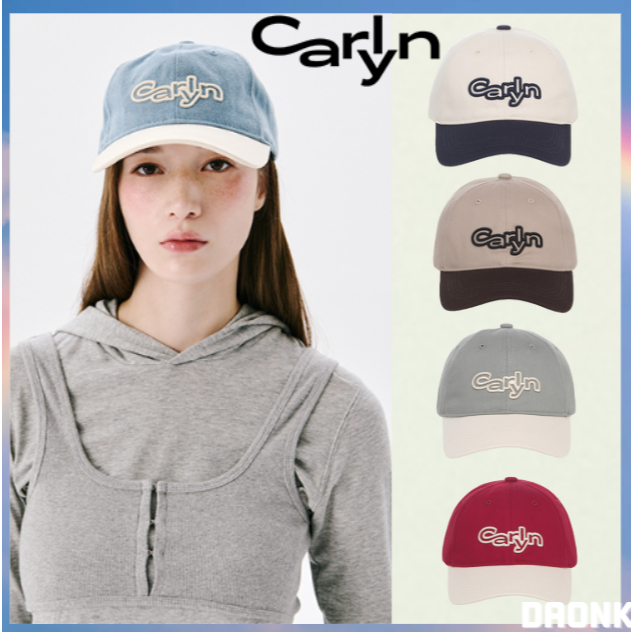 [CARLYN] Volume Logo Cap 4 สี สไตล์เกาหลี