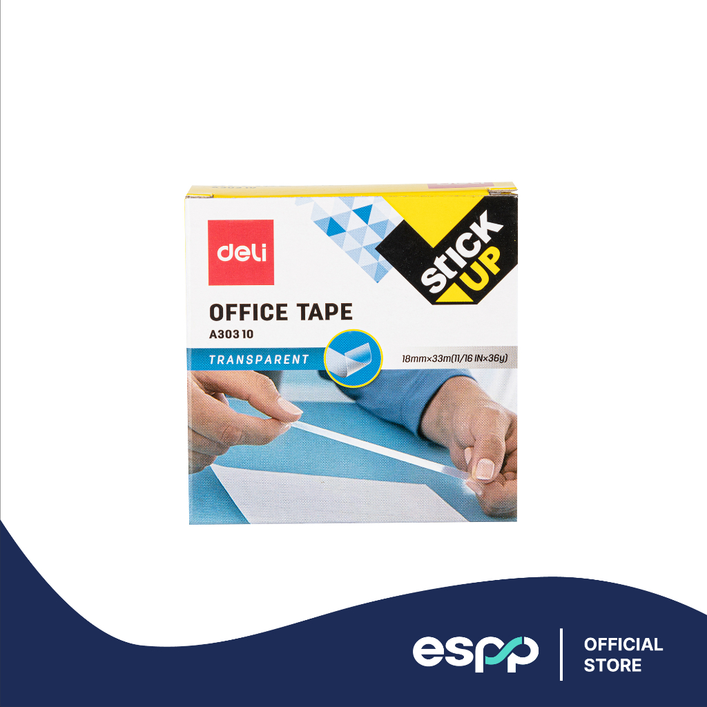 Deli EA30310 เทปเครื่องเขียนสํานักงาน 18mmx33m