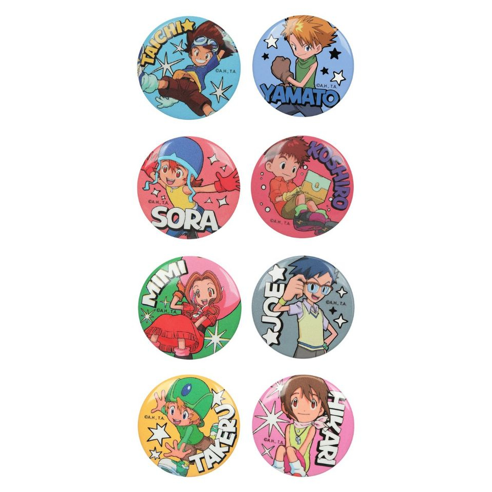 🇰🇷 Oddstudio Digimon Adventure The Chosen Ones Pin Button Set Korea Edition Limited Collab Korean Li