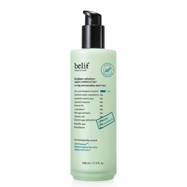 Belif Problem Solution Vegan Moisturizer 100ml