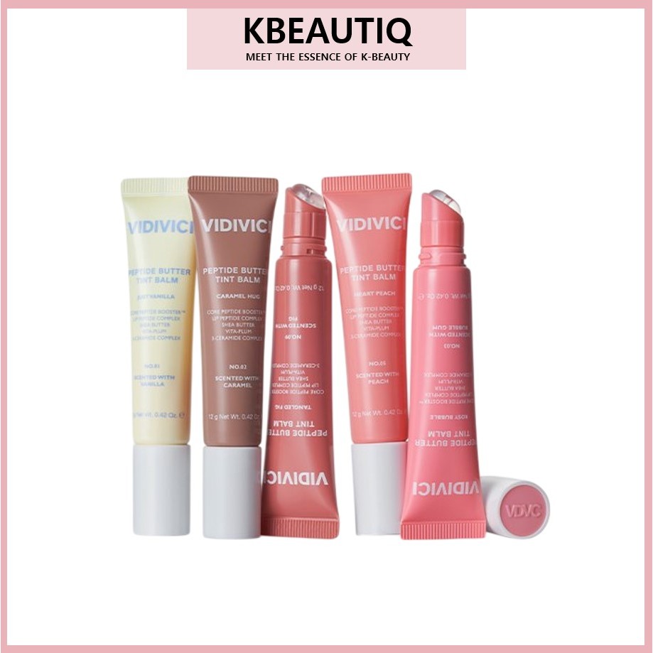 ลิปเกาหลี VIDIVICI PEPTIDE BUTTER TINT BALM 12G | Korean Lip Tint Gloss ลิปทินท์ ลิปกลอส เครื่องสำอางเกาหลี จากเกาหลี