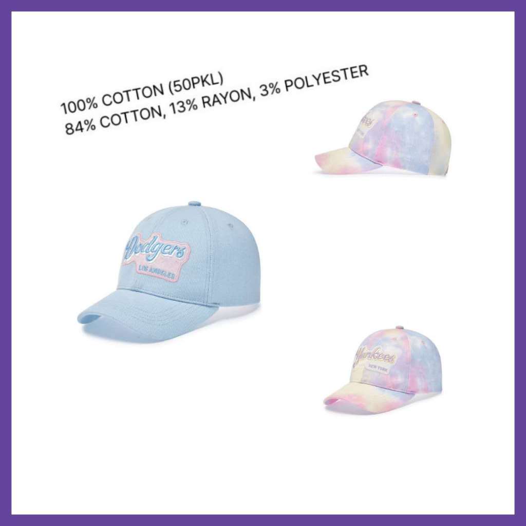 [ML2] 7FCPB166N Girls Street Tie-Dye Ball Cap NY Yankees Kids Cap