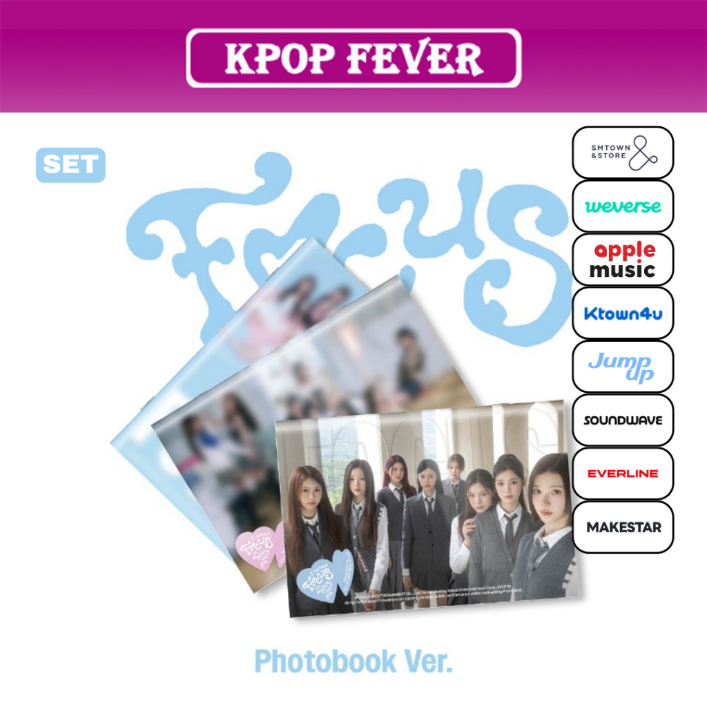 Hearts2Hearts [FOCUS] Photobook Ver (SET) / 1st Mini Album