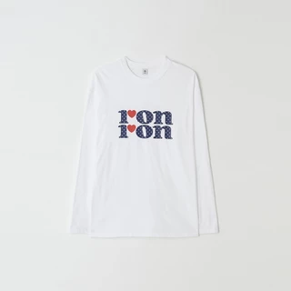 [RONRON] Pattern Logo Long Sleeve / 2colors