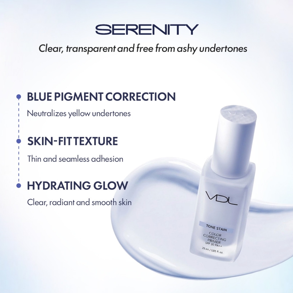 [VDL] Correcting Primer& Matte Cushion | Tone Stain Color Correcting Primer Serenity 30ml + คุชชั่นปกปิดสูง | รวมของแถมสองชิ้น — صورة 2