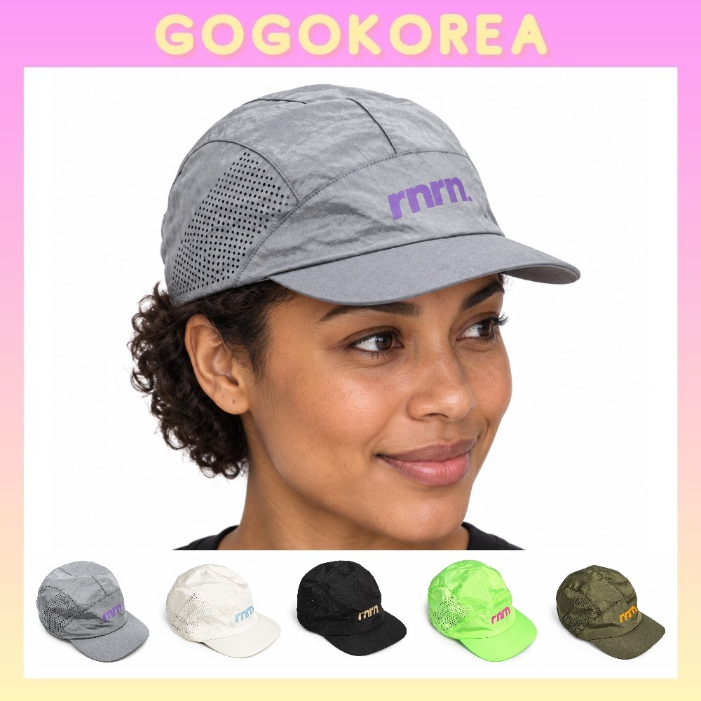 [RNRN] Track Shell Nylon Running Cap Ultra Lightweight 44g Breathable Marathon Trail Tennis Sports Hat Foldable Deep Fit Cap