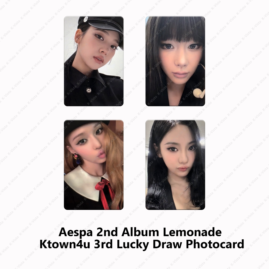 Aespa 2nd Album Lemonade Ktown4u 3rd Lucky Draw Photocard