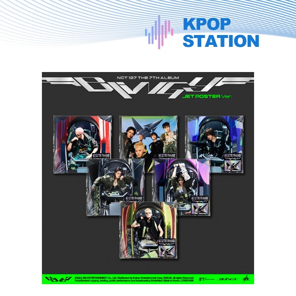 NCT 127 - อัลบั้ม 7 [ BLINGY ] JET Poster Ver. (+ของแถม)