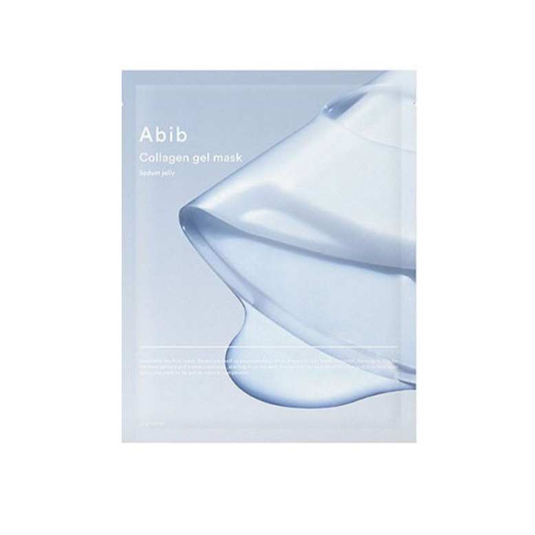 [Aib] Collagen Gel Mask Moisture Jelly 35g  10 แผ่น – มาส์กหน้าให้ความชุ่มชื้นและกระชับผิวเกาหลีมังส