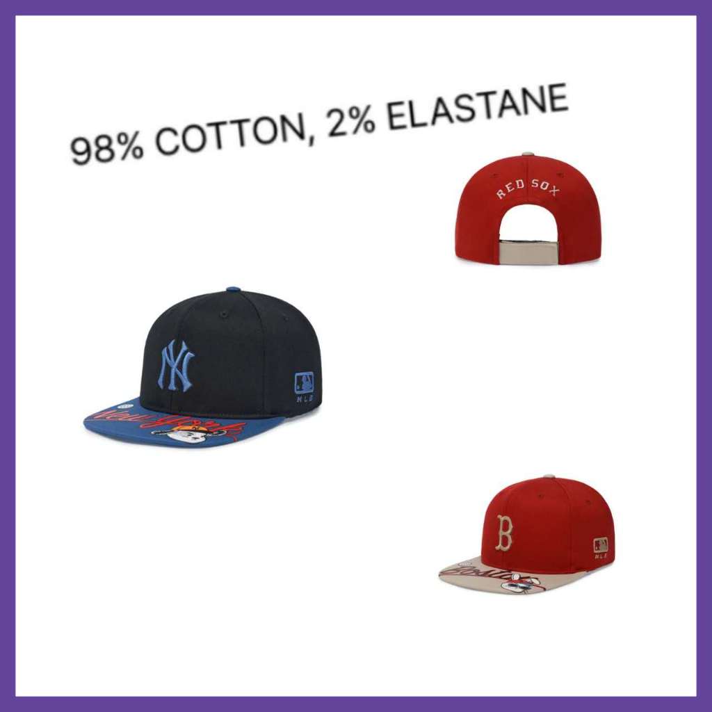[ML2] 7ACPC116N MLB Bark Bunny Snapback Boston Red Sox Kids
