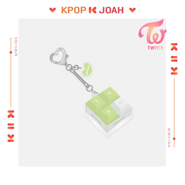 (JEONGYEON KEYCAP KEYRING) TWICE [10VE UNIVERSE] MD (14th Jan.2026)