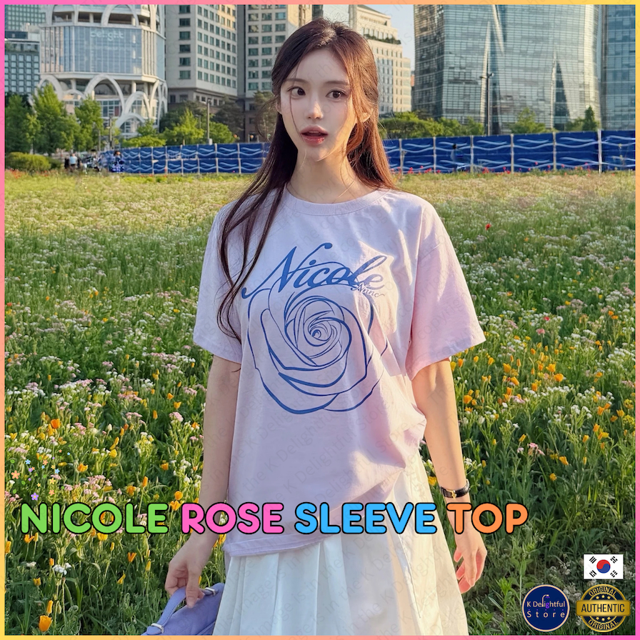 [NICK & NICOLE] NICOLE ROSE SLEEVE TOP
