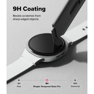 Ringke Tempered Glass Pro สําหรับ Galaxy Watch 9 / 8 40mm กระจกนิรภัยกันรอยหน้าจอ