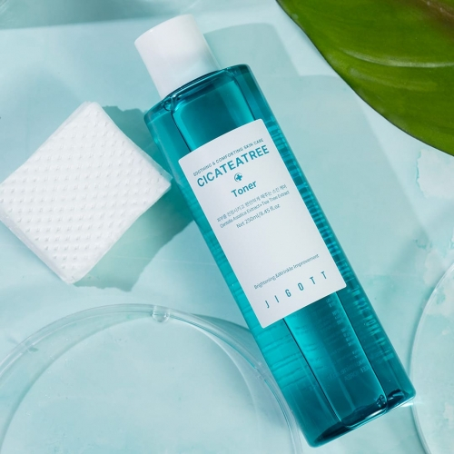 [1+1] Jigott Cica Tea Tree Toner 250ml 1+1 Set Soothing Hydrating Blemish Care Moisture Radiant KBea