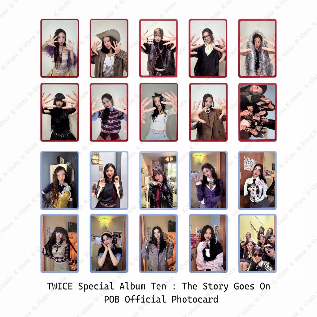 TWICE Special Album Ten : The Story Goes On POB Official Photocard