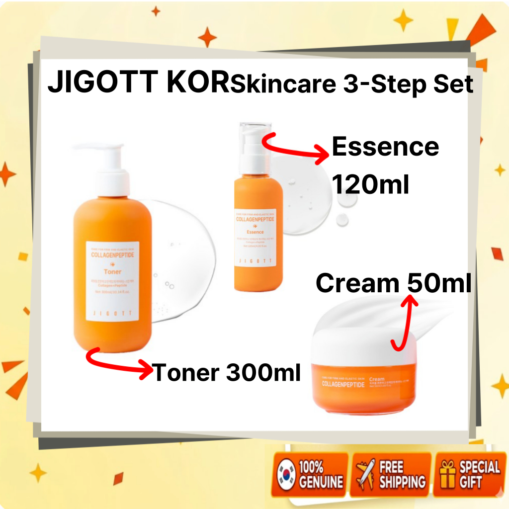JIGOTT Premium Skincare 3 ขั้นตอน Set
