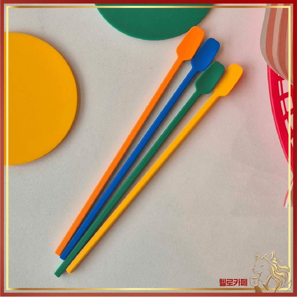 TABLE & TABLE OT Vivid Silicone Muddler ช้อนคนยาว 4 สี