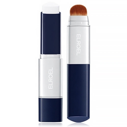 ELROEL Blanc Cover Cream Stick Navy SPF50+ PA+++ 13g | รองพื้นแท่งเกาหลีพร้อมแปรง K-Beauty