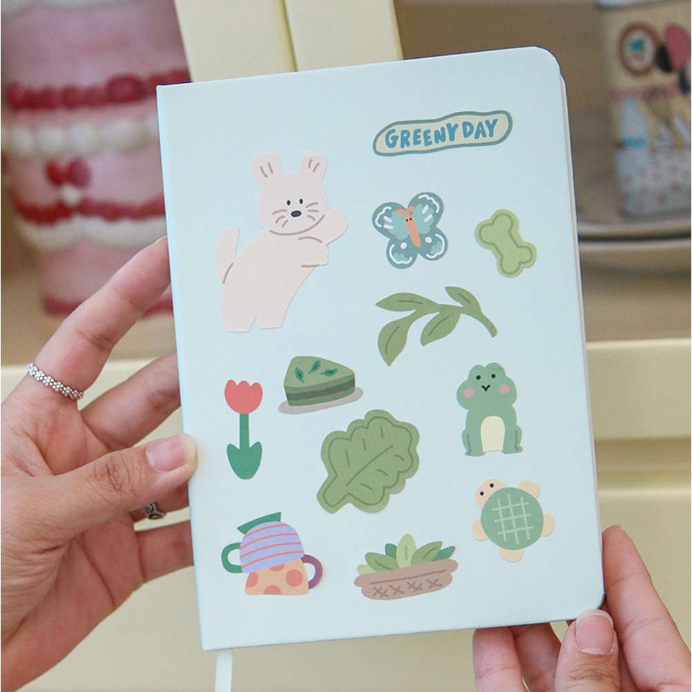 [7321 Design] My Color My Day Vol.8 Notebook (B6 Size) + สติ๊กเกอร์ถอดได้ / บันทึกกระสุนน่ารักเกาหลี