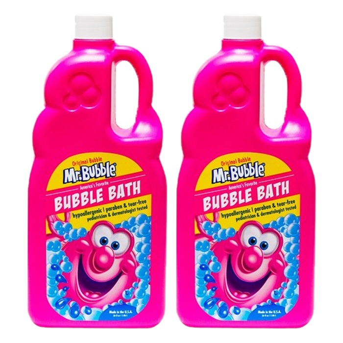 นาย Bubble Original Bubble Bath 1.06L x 2 ขวด Bubble Bath Foam Bath Moisturizing Bath Cleanser Famil
