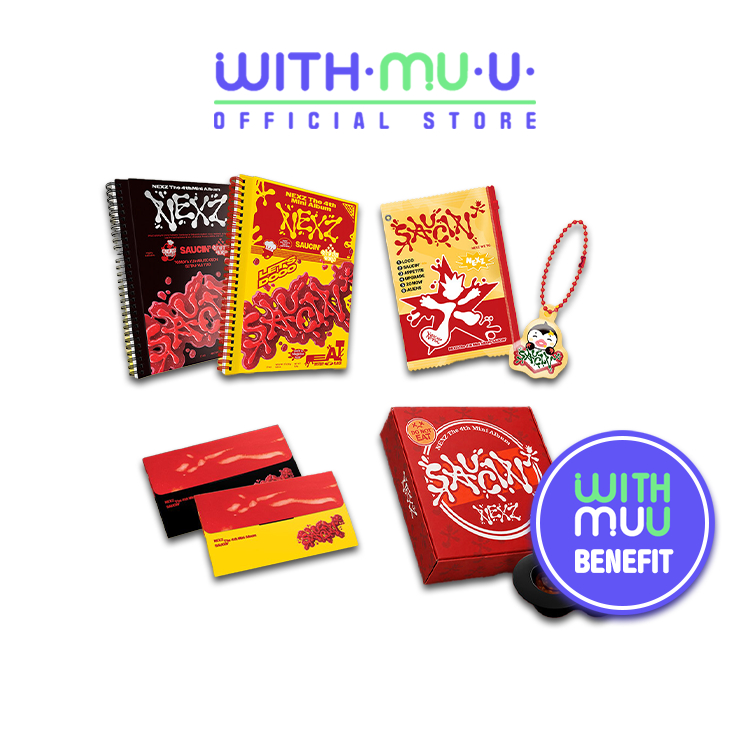 [พร้อมส่ง] NEXZ - 4th Mini Album [SAUCIN'] (WITHMUU POB)