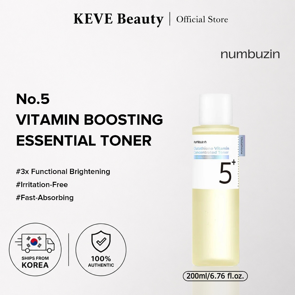 [Numbuzin] No.5+ Vitamin Boosting Essential Toner 200ml