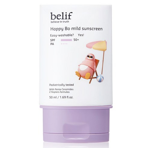 Belif Happy Bo Mild Sunscreen SPF50+ PA++++ 50ml