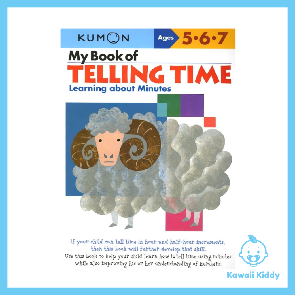 [Kawaii Kiddy] KUMON My Book of Telling Time: Learning About Minutes (อายุ 5-7 ปี)