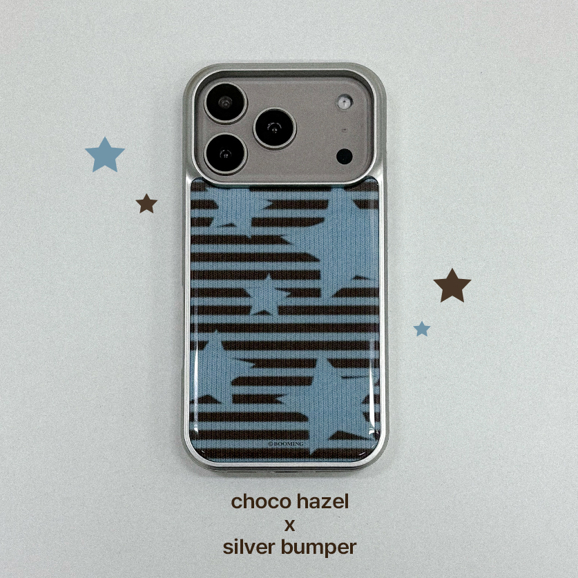 Booming - เคสแม่เหล็กสีเงิน / สีดําลายมิดไนท์เข้ากันได้กับ iphone galaxy