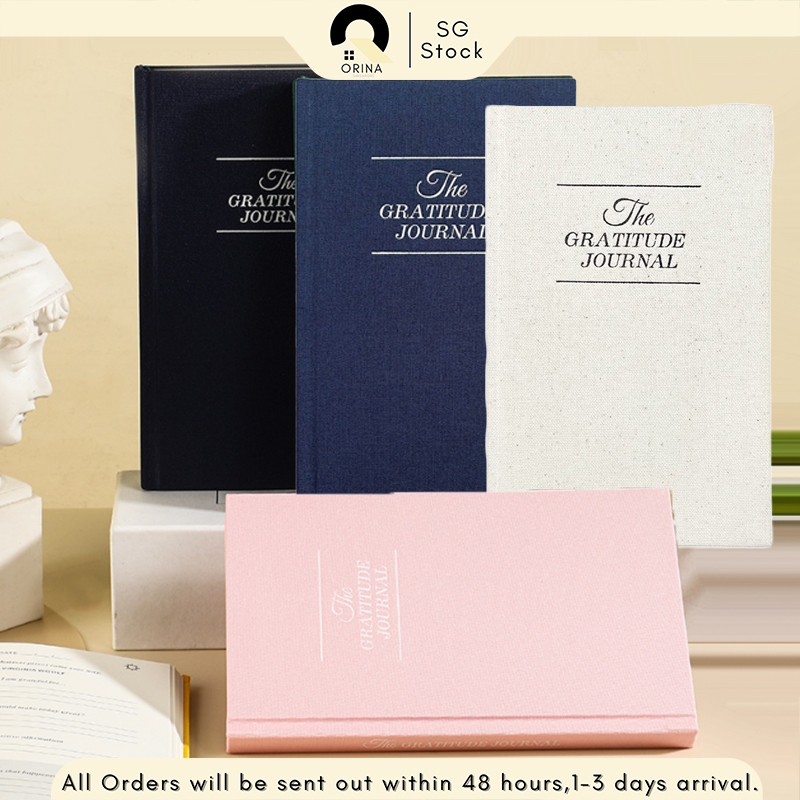 [SG] A5 Gratitude Journal 200 หน้าตารางรายวันโน้ตบุ๊คหนังสือมือหนาอุปกรณ์สํานักงานเครื่องเขียน Mbti